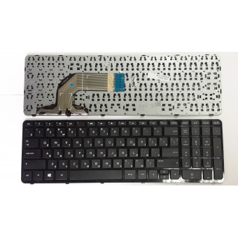 Клавиатура HP 15 15-E 15-G 15-N 15-R 15T-E 15T-N 15Z-E черная с рамкой с разбора