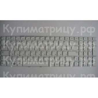 Клавиатура Samsung 300E5A NP300E5V 300V5A 305E5A 305V5A NP350E5C NP30E7A белая без рамки с разбора