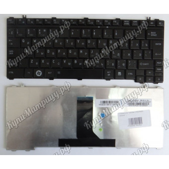 Клавиатура Toshiba A600 T130 T135 U400 U405 U500 U505  M800 M900 черная глянцевая с разбора