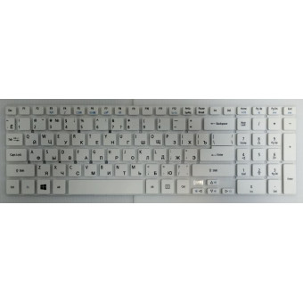 Клавиатура Acer 5830T 5830G 5830TG V3 V3-551 V V3-571 V3-571G V3-771 V3-771G белая без рамки