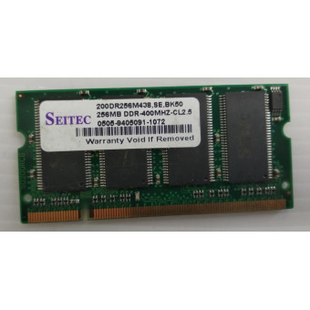 Оперативная память для ноутбука DDR2 256MB SAITEC DDR-400MHZ-CL2.50505-9405091-1072