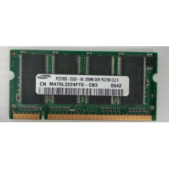 Оперативная память для ноутбука DDR2 256MB Samsung PC2700S-25331-A0