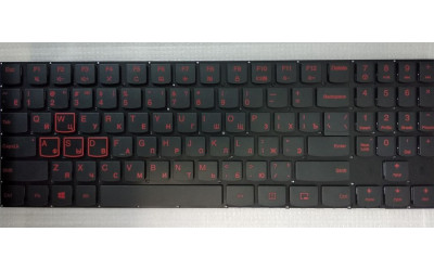 Клавиатура Lenovo Y520 Y520-15IKB черная без рамки