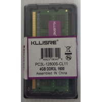 Оперативная память для ноутбука DDR3L 4GB KLLISRE PC3L-12800S-CL11