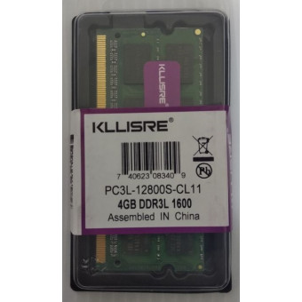 Оперативная память для ноутбука DDR3L 4GB KLLISRE PC3L-12800S-CL11