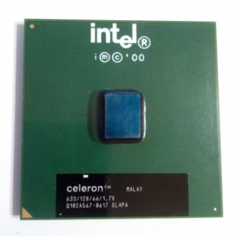 Процессор Intel Celeron 633 128 66 1.7 BX80526F633128 SL4PA с разбора