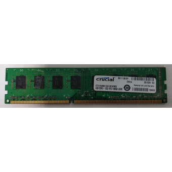 Оперативная память для компьютера DDR3 4GB Crucial PC3-10600