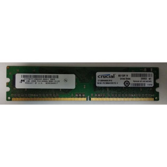 Оперативная память для компьютера DDR2 1GB Crucial PC2-6400U-666-13-ZZ