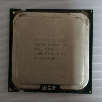 Процессор Intel Pentium E2160 SLA8Z Dual-Core (1800MHz LGA775  1024Kb 800MHz) с разбора