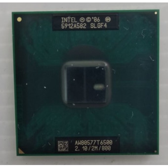 Процессор Socket P (mPGA478MN) core 2 duo T6500 AW80577T6500 SLGF4 2.10ГГц с разбора