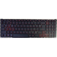 Клавиатура Acer Nitro AN515-54 AN715-51 черная красные буквы с подсветкой