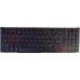 Клавиатура Acer Nitro AN515-54 AN715-51 черная красные буквы с подсветкой