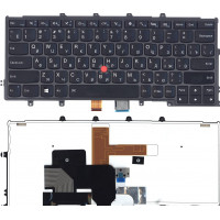 Клавиатура Lenovo Thinkpad X240 X240S X240I X250 X260 черная с подсветкой